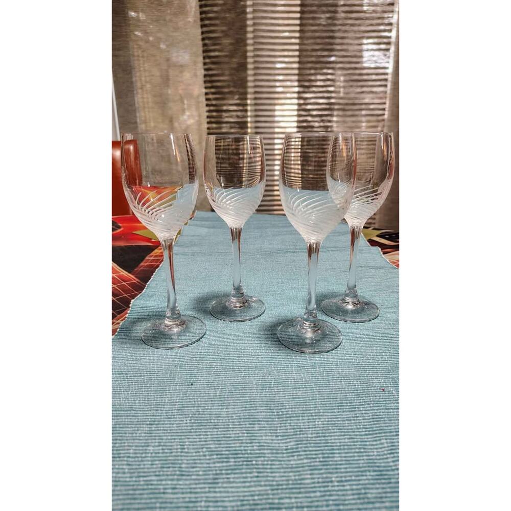 Crystal Cristal D’Arques/Durand Water Goblets - Set of 4